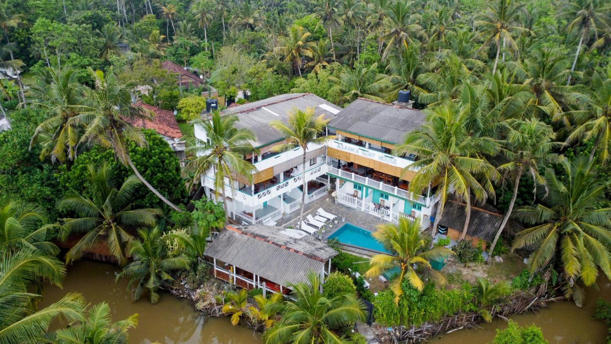 Asanka Surf House & Resturant Midigama East Exterior foto