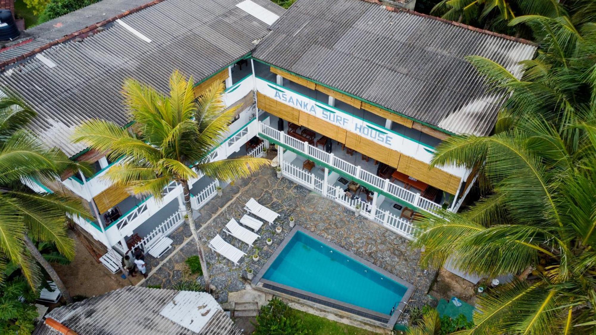 Asanka Surf House & Resturant Midigama East Exterior foto